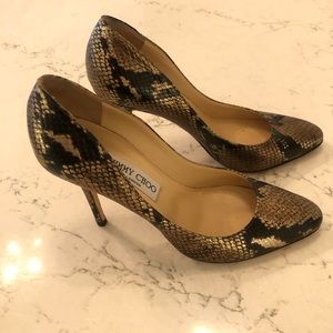 Jimmy Choo snakeskin pump